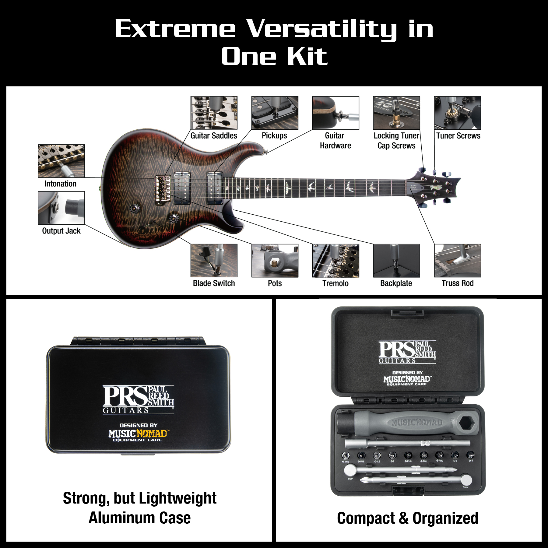 Music Nomad PRS Guitars 18-piece Tool Kit - Image 8